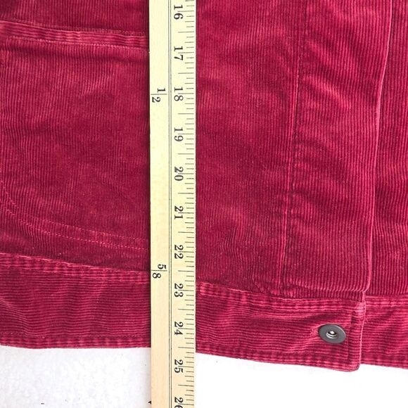 Rubbish XL Women's Red Corduroy Jacket - Picture 8 of 16